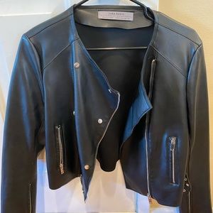 Zara leather jacket
